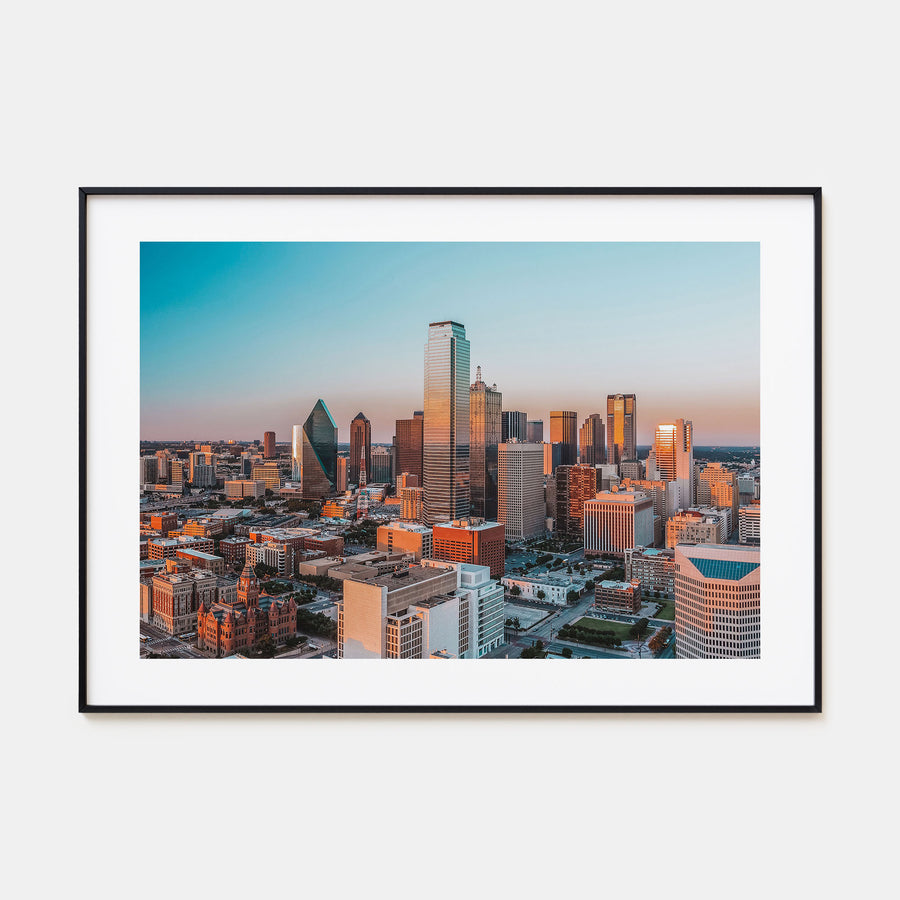 Dallas Landscape Color Poster