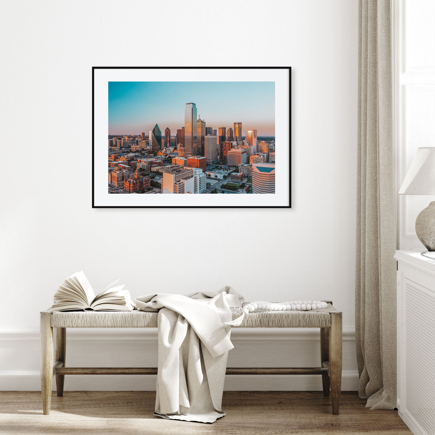 Dallas Landscape Color Poster