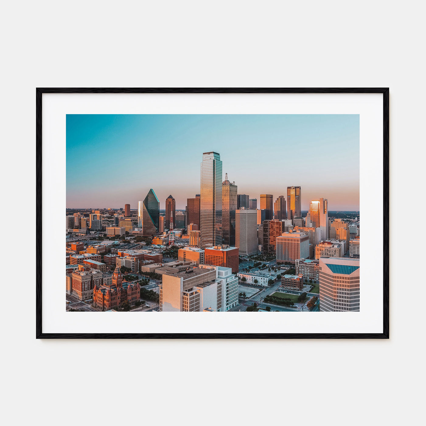 Dallas Landscape Color Poster