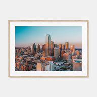 Dallas Landscape Color Poster