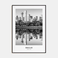 Dallas Portrait B&W No 2 Poster