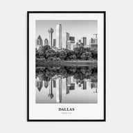 Dallas Portrait B&W No 2 Poster