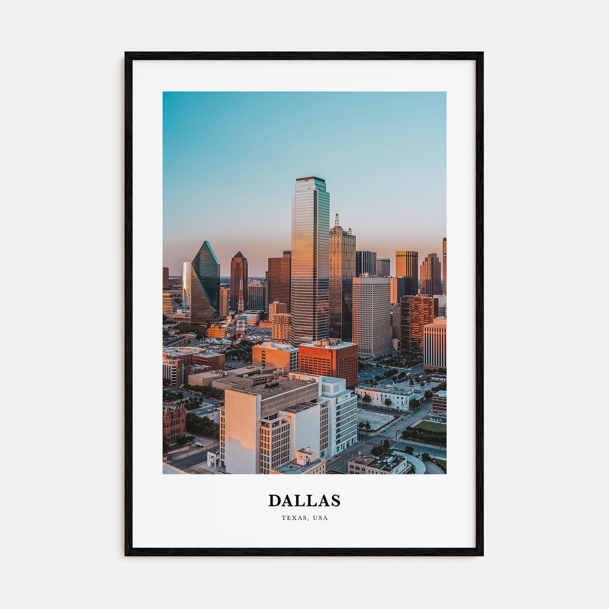 Dallas Portrait Color No 1 Poster