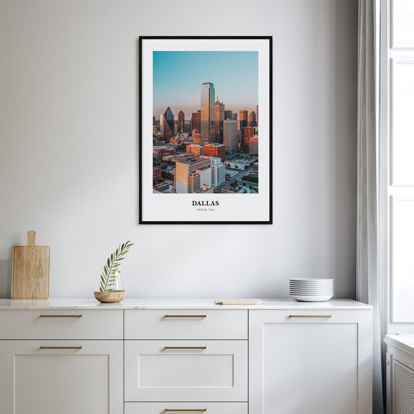 Dallas Portrait Color No 1 Poster