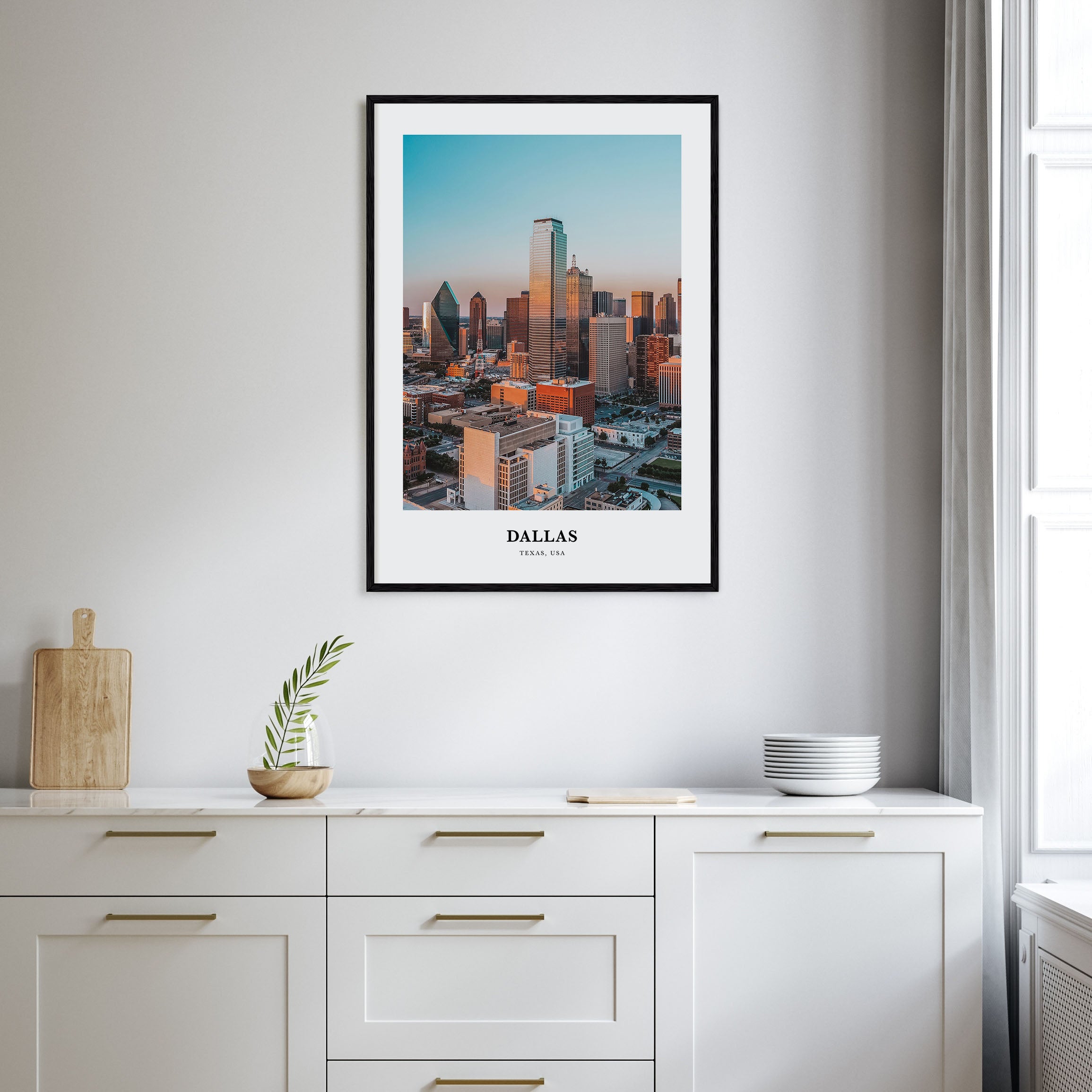 Dallas Portrait Color No 1 Poster