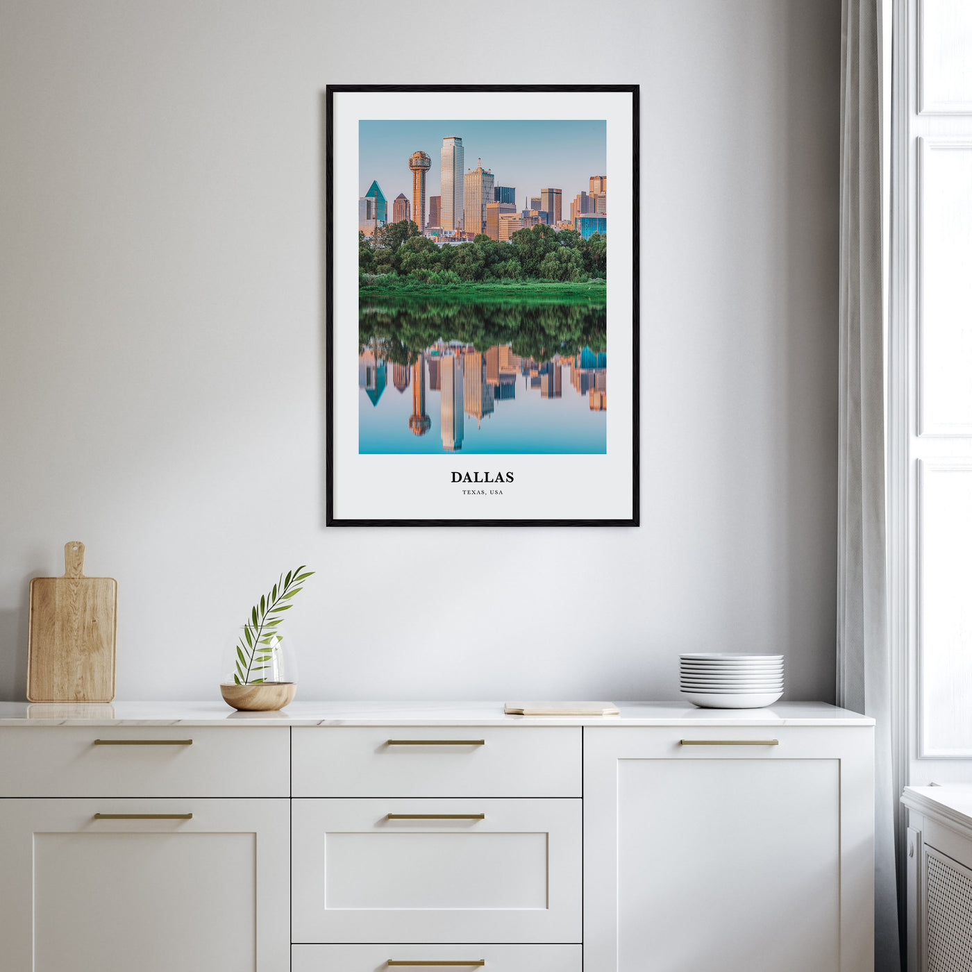 Dallas Portrait Color No 2 Poster