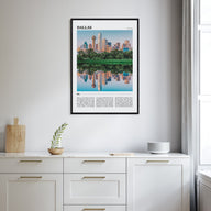 Dallas Travel Color No 2 Poster