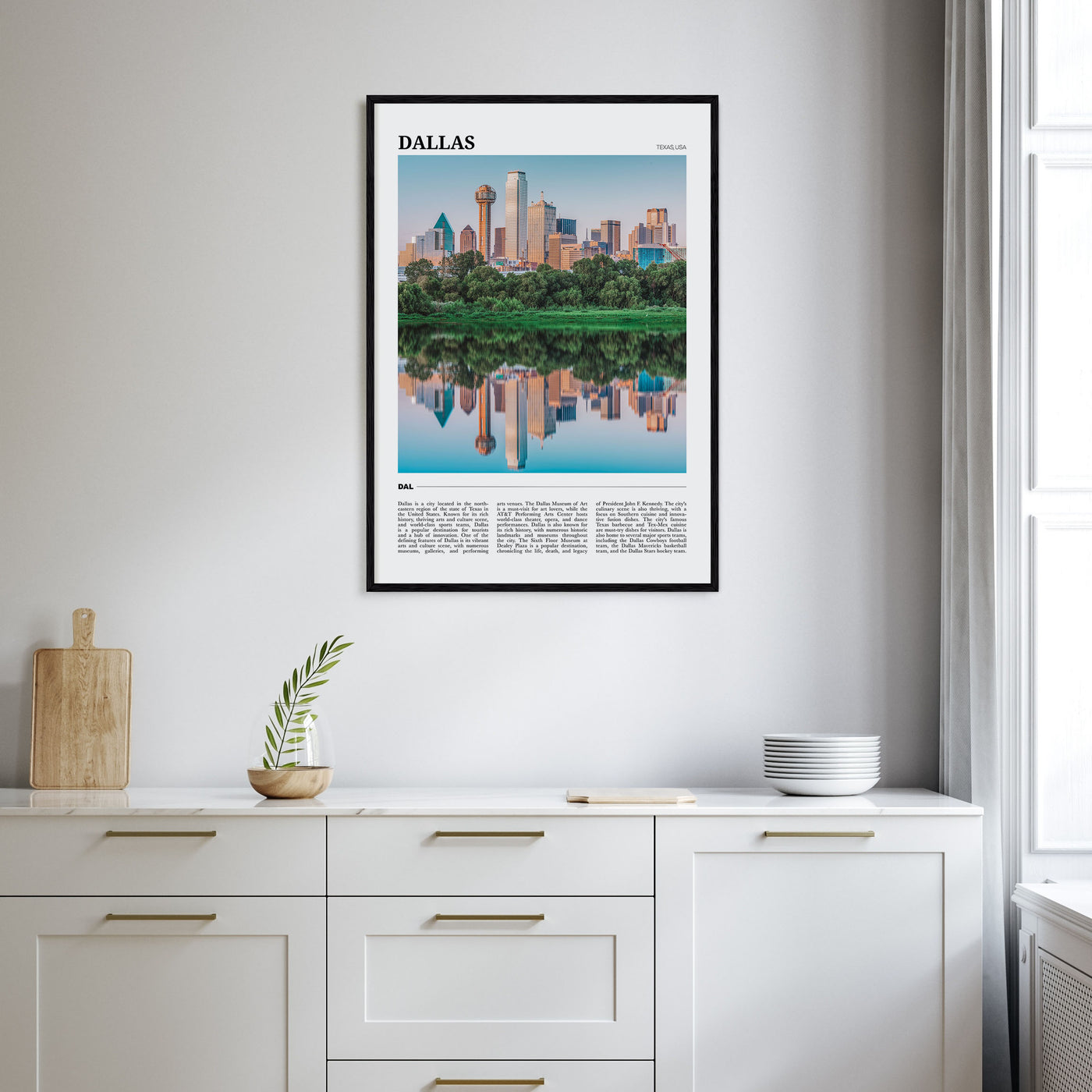 Dallas Travel Color No 2 Poster