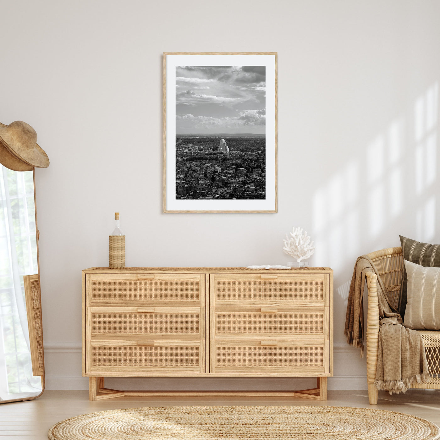 Damascus Photo B&W Poster