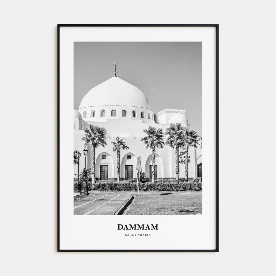 Dammam Portrait B&W Poster