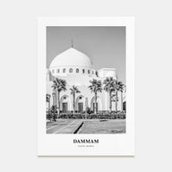Dammam Portrait B&W Poster