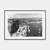 Dana Point Landscape B&W Poster
