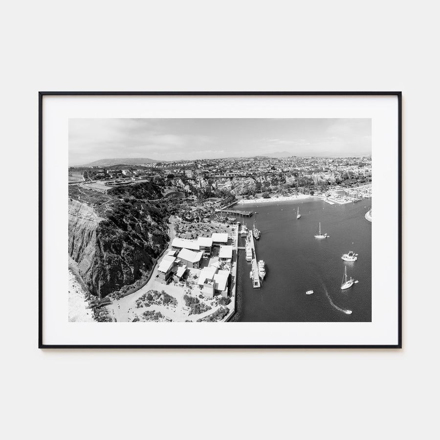 Dana Point Landscape B&W Poster