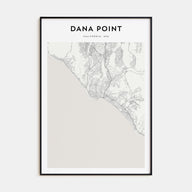 Dana Point Map Portrait Poster