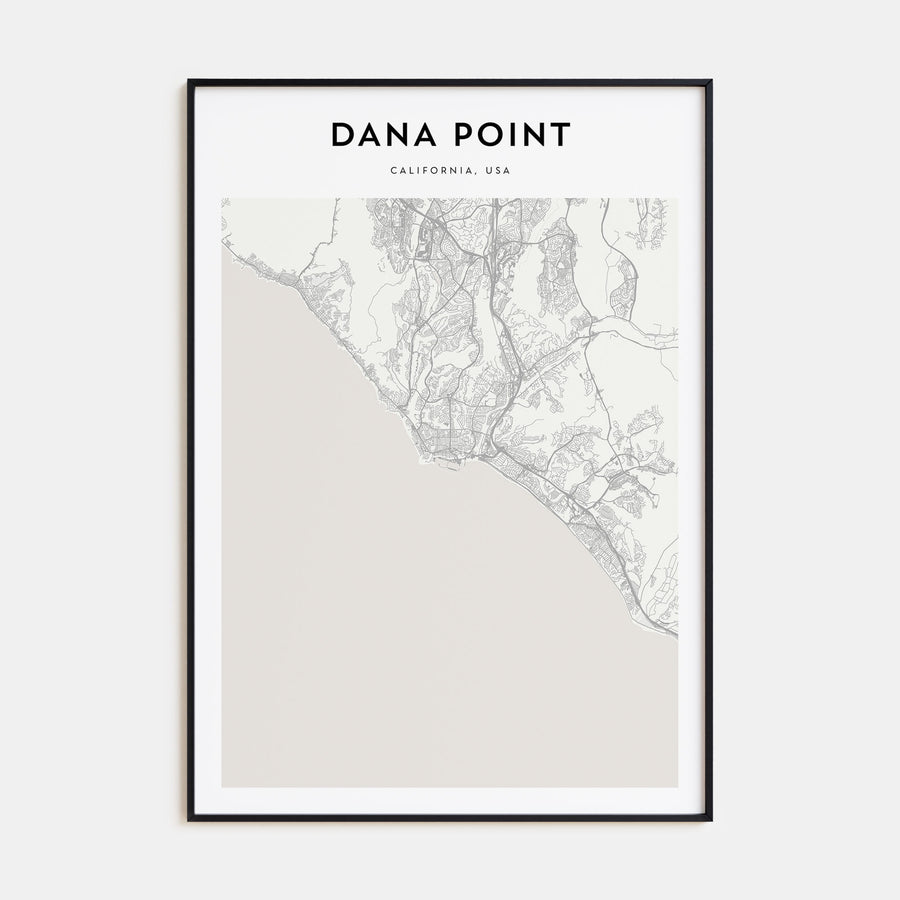 Dana Point Map Portrait Poster