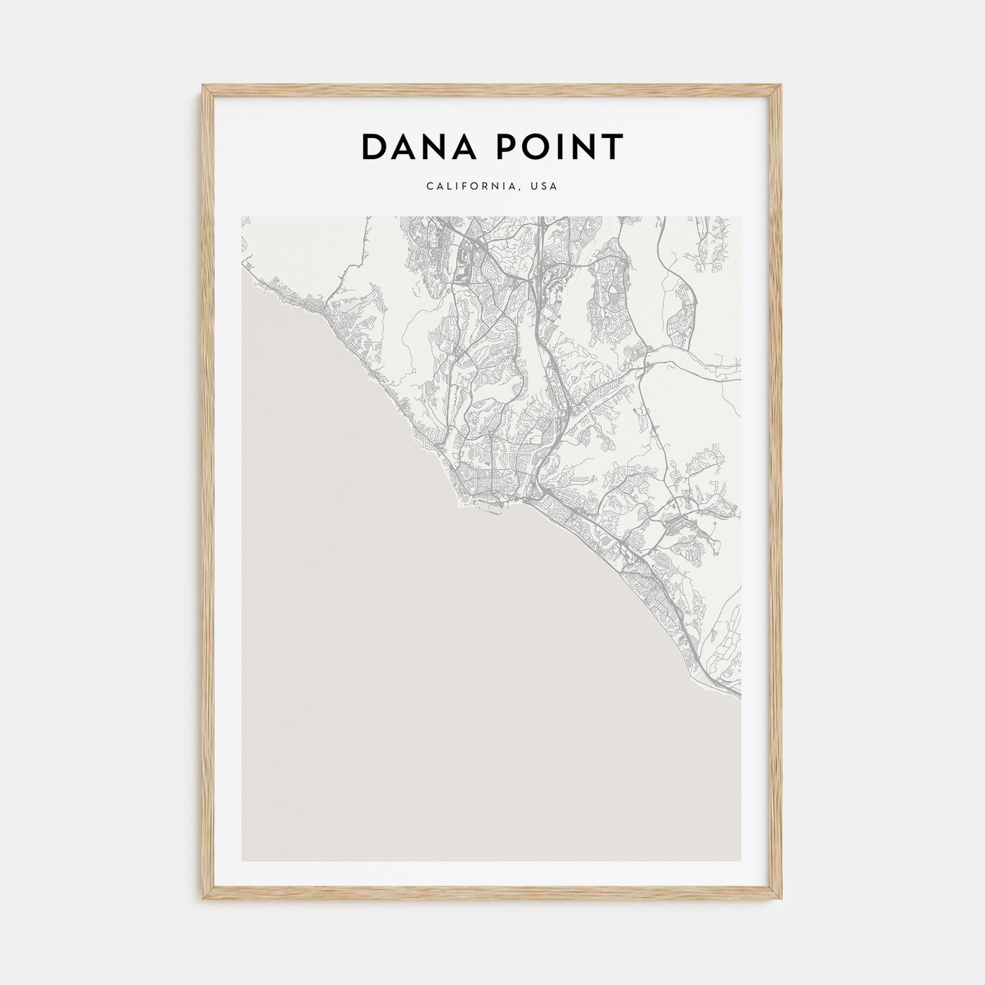 Dana Point Map Portrait Poster