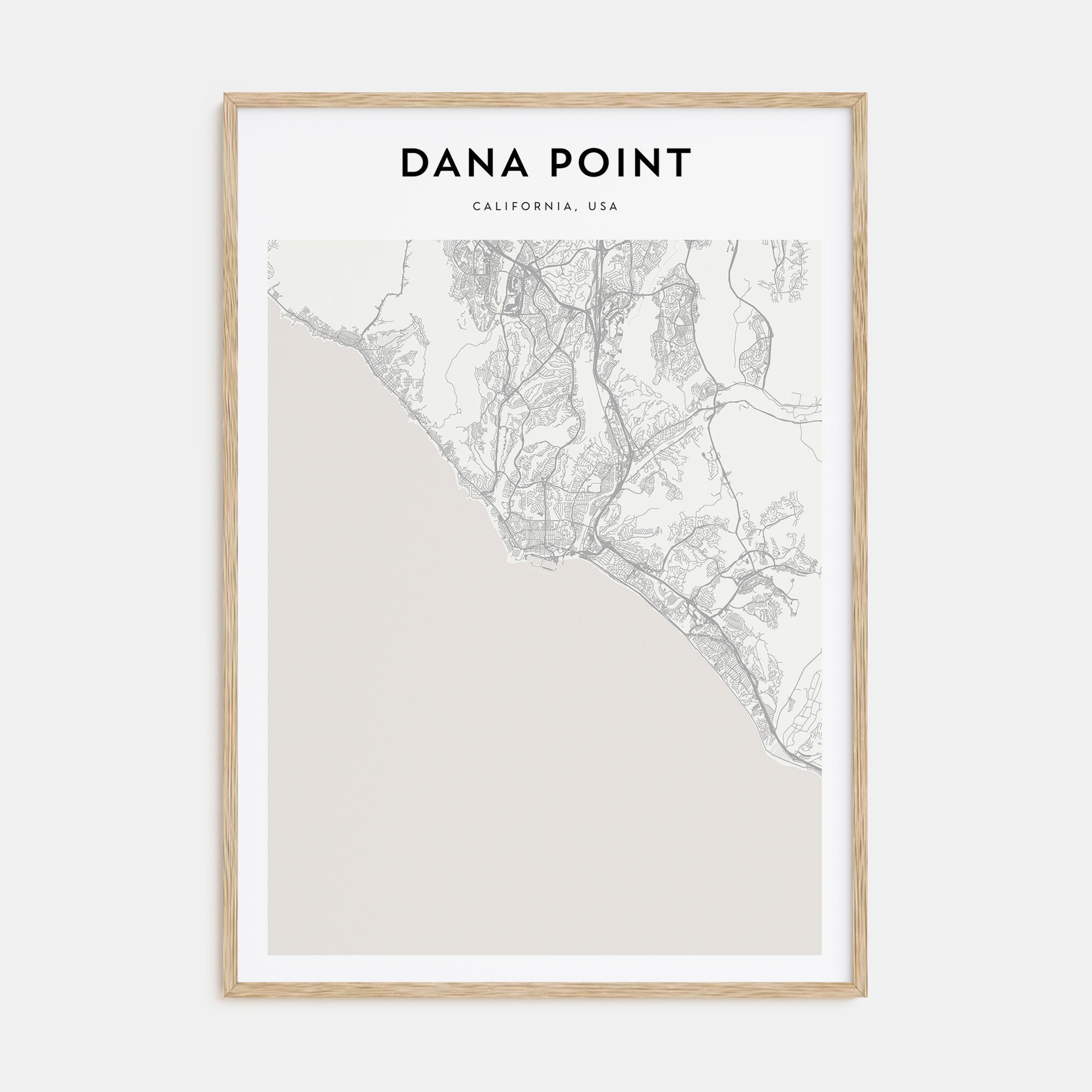 Dana Point Map Portrait Poster