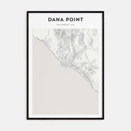 Dana Point Map Portrait Poster