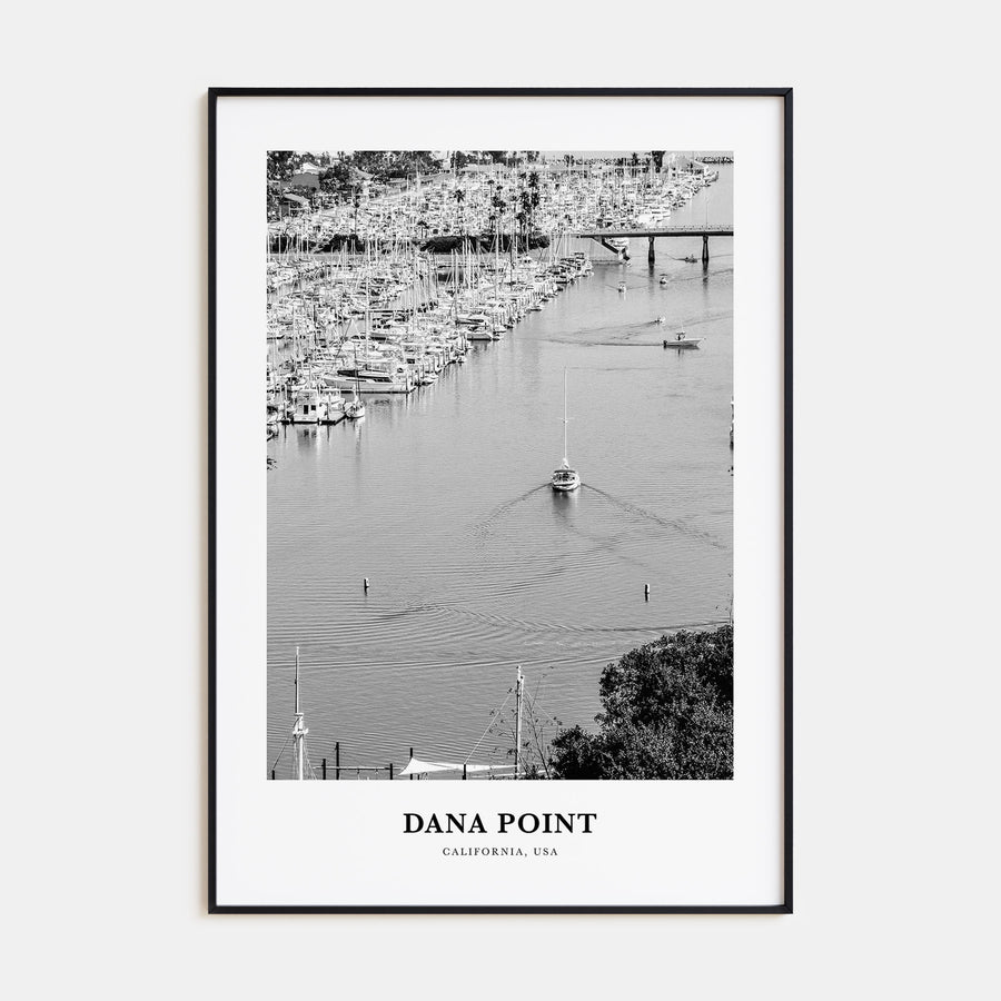 Dana Point Portrait B&W Poster