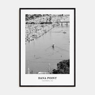 Dana Point Portrait B&W Poster