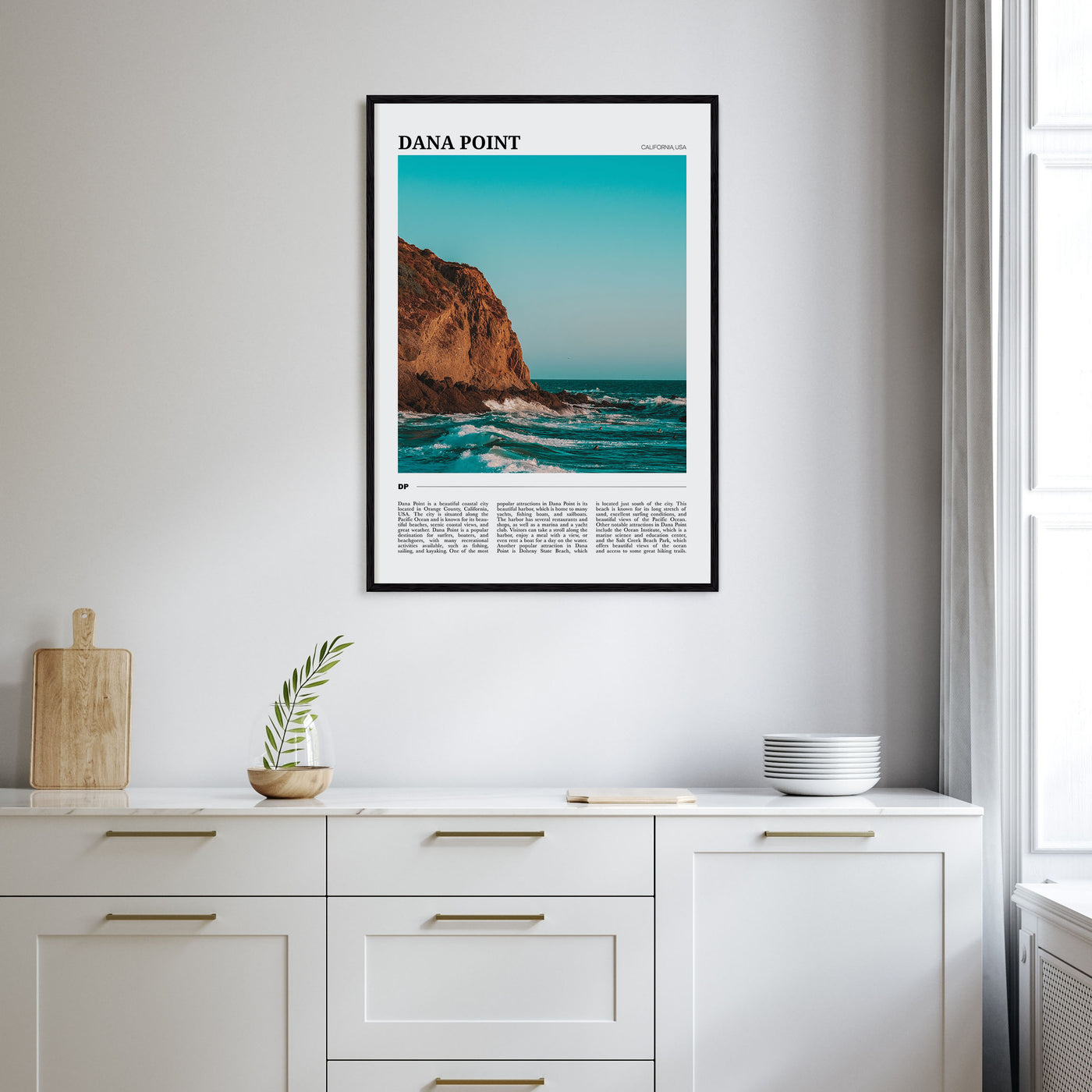 Dana Point Travel Color Poster