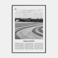 Dane County Travel B&W Poster