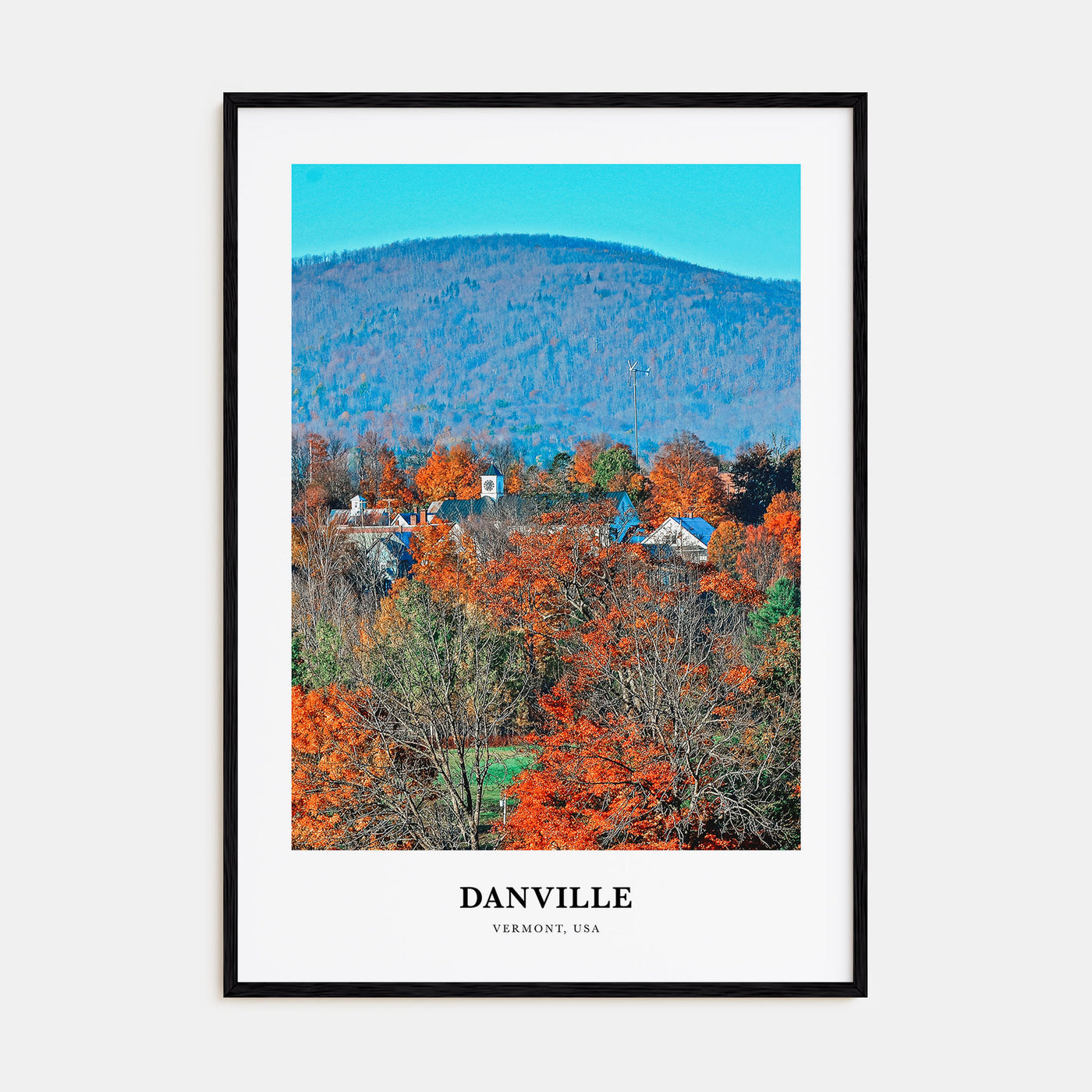 Danville, Vermont Portrait Color Poster