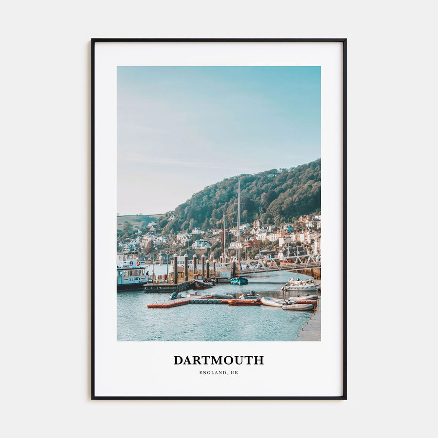 Dartmouth, England Portrait Color Poster