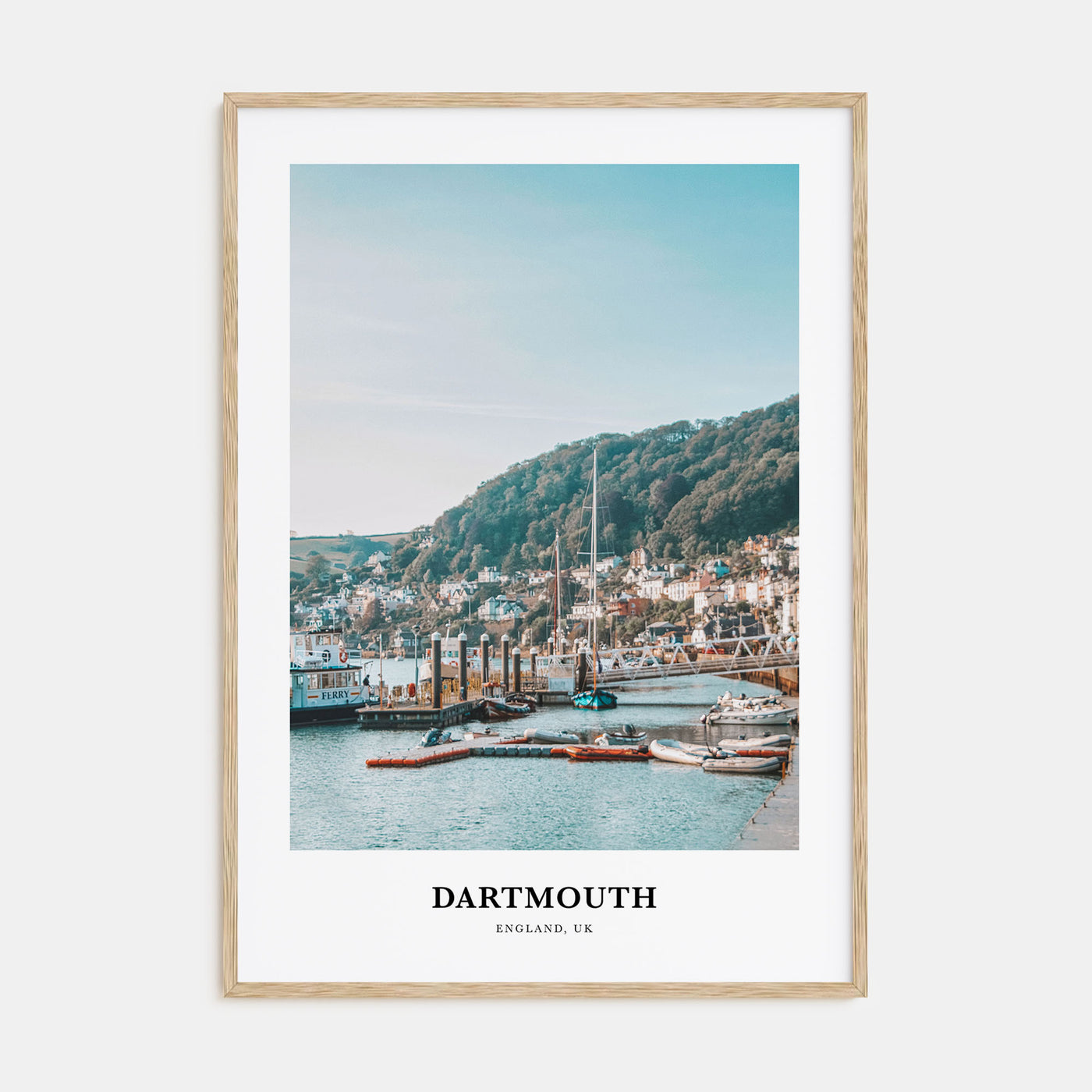 Dartmouth, England Portrait Color Poster