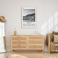 Dartmouth, England Travel B&W Poster