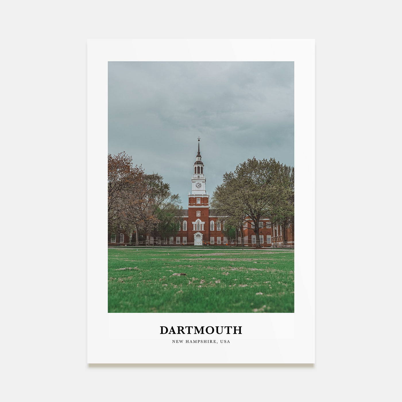 Dartmouth, New Hampshire Portrait Color Poster