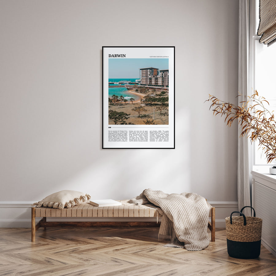 Darwin Travel Color Poster