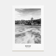 Davao Portrait B&W Poster