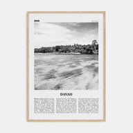 Davao Travel B&W Poster