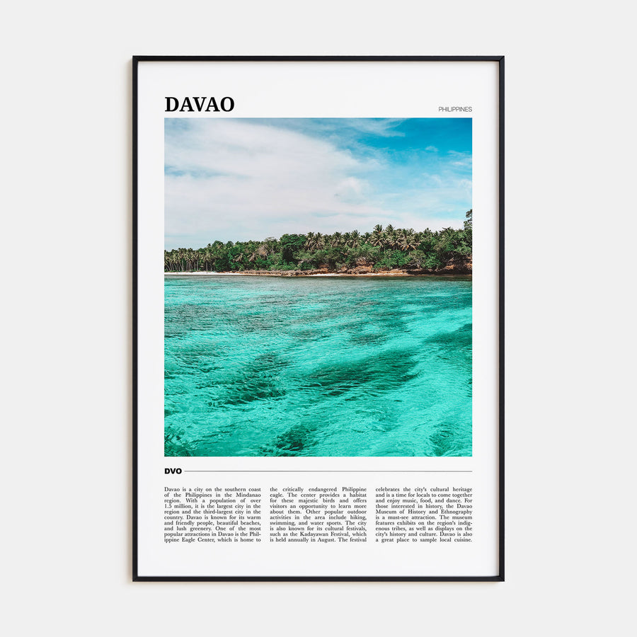 Davao Travel Color Poster