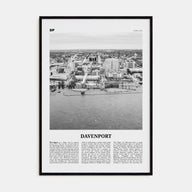 Davenport Travel B&W Poster