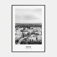 Davis Portrait B&W Poster