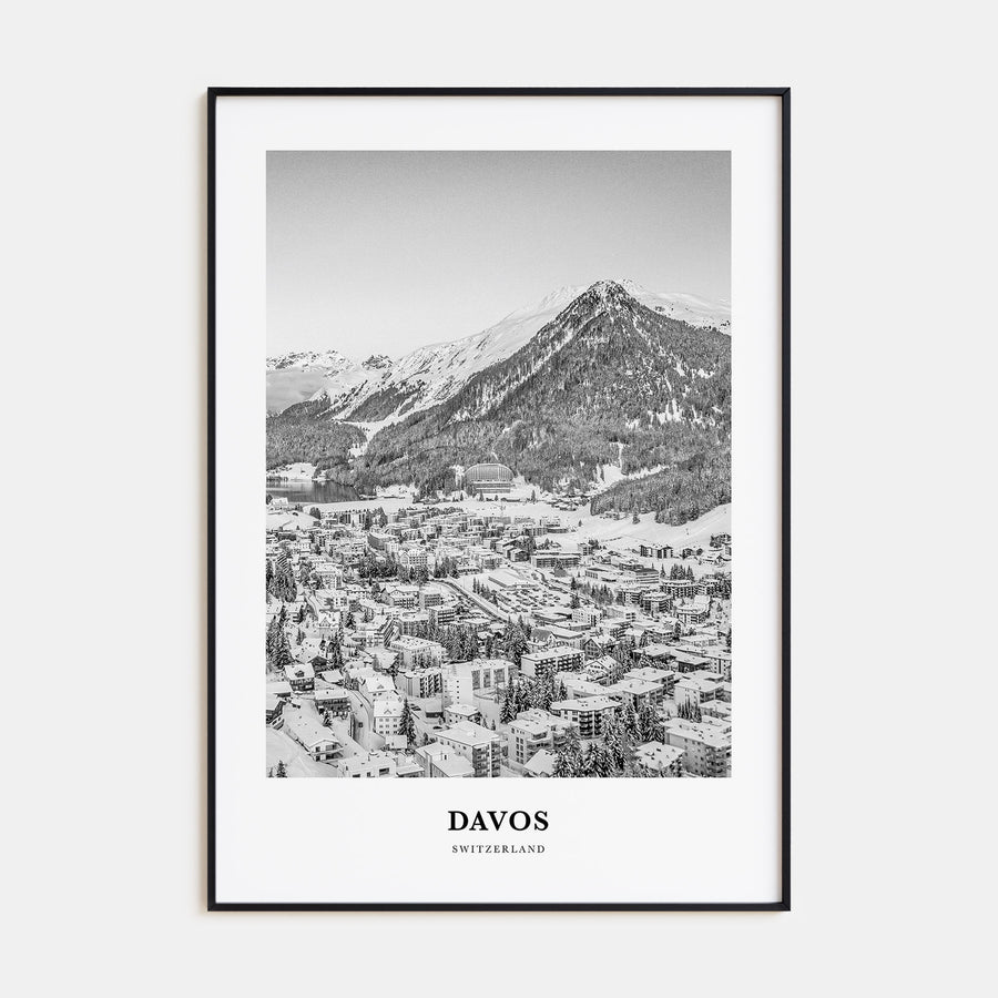 Davos Portrait B&W Poster