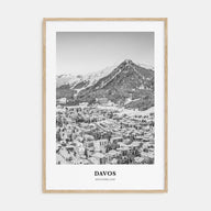 Davos Portrait B&W Poster