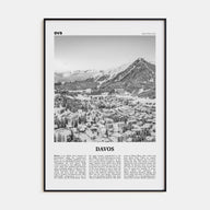 Davos Travel B&W Poster