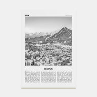 Davos Travel B&W Poster
