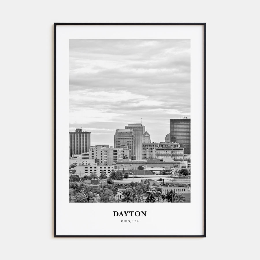 Dayton Portrait B&W Poster