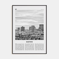 Dayton Travel B&W Poster