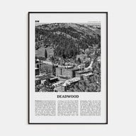 Deadwood Travel B&W Poster