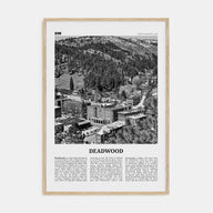 Deadwood Travel B&W Poster