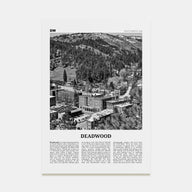 Deadwood Travel B&W Poster