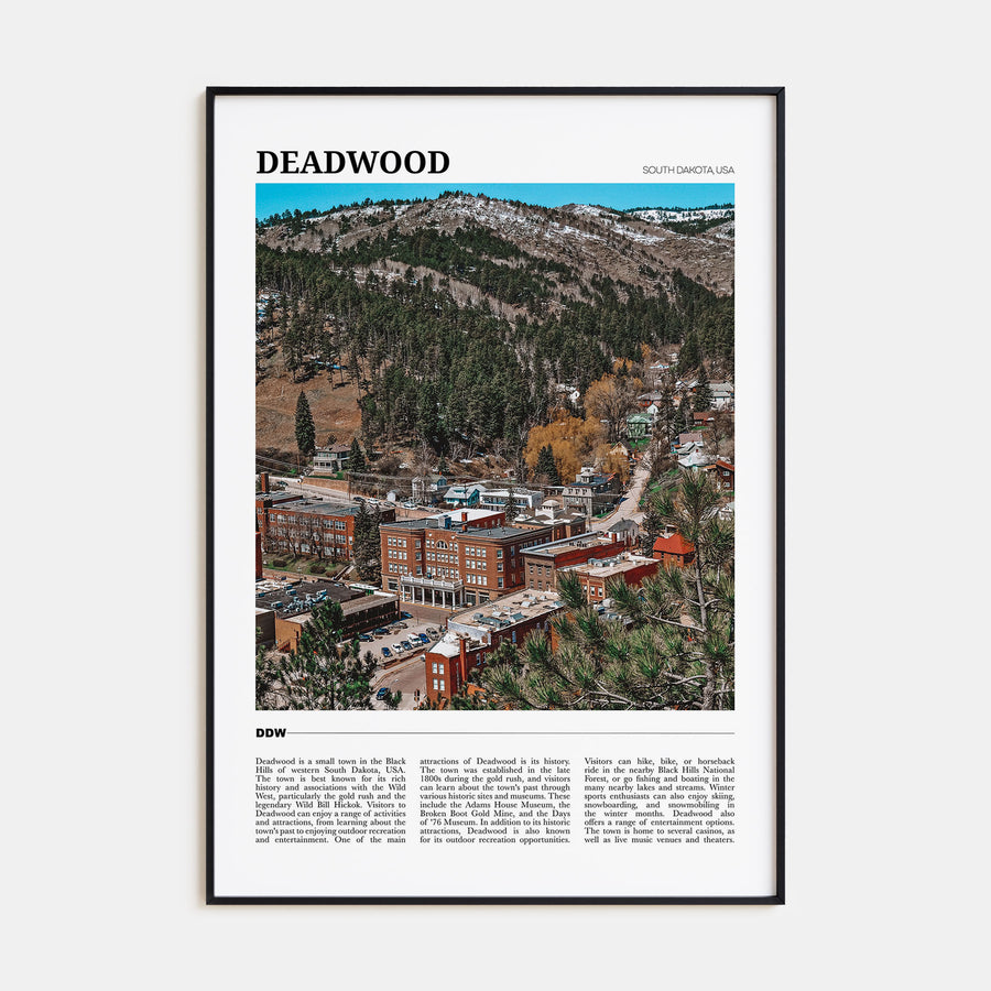 Deadwood Travel Color Poster