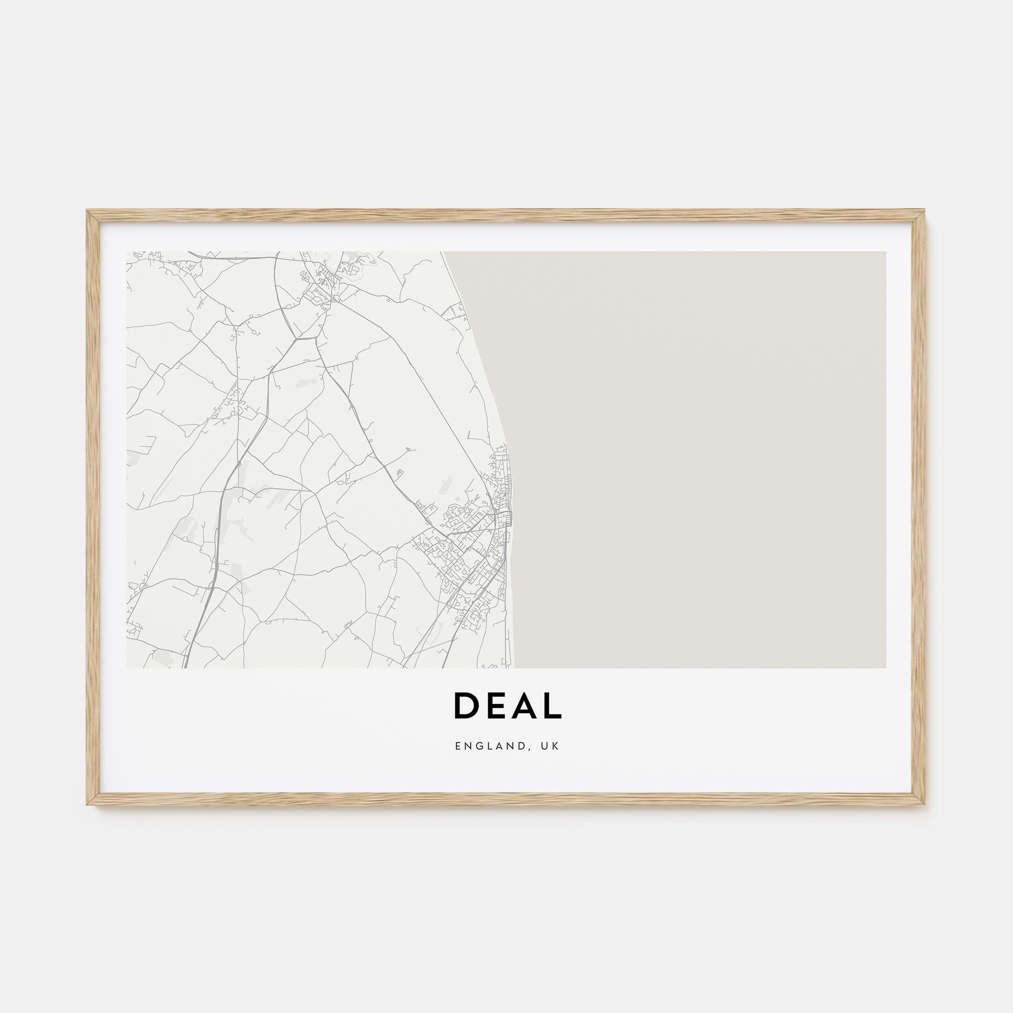 Deal Map Landscape Poster