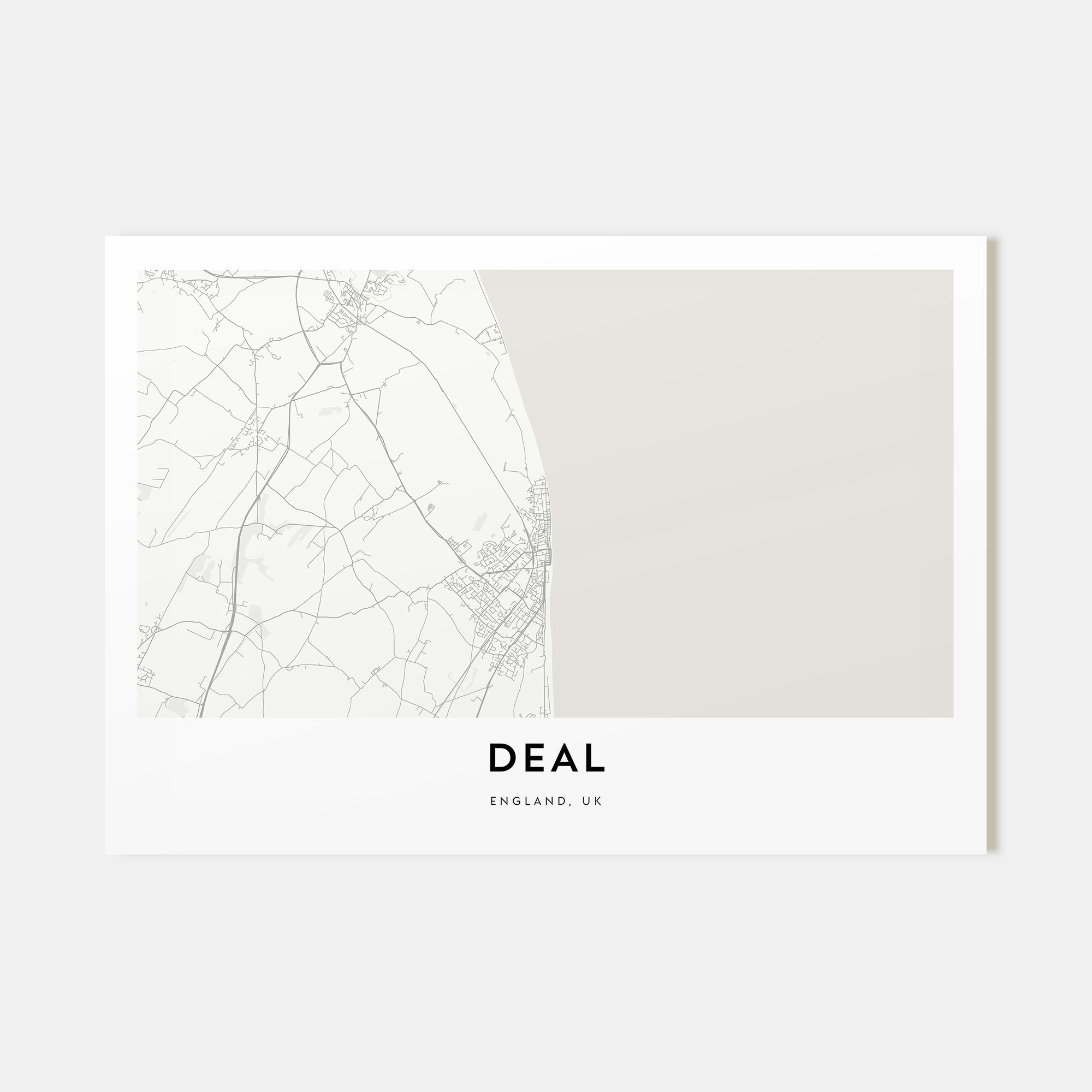 Deal Map Landscape Poster