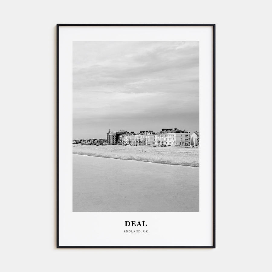 Deal Portrait B&W Poster